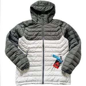 Columbia Men's White Out 1.0 FS Hooded Omni-Heat Down Jacket